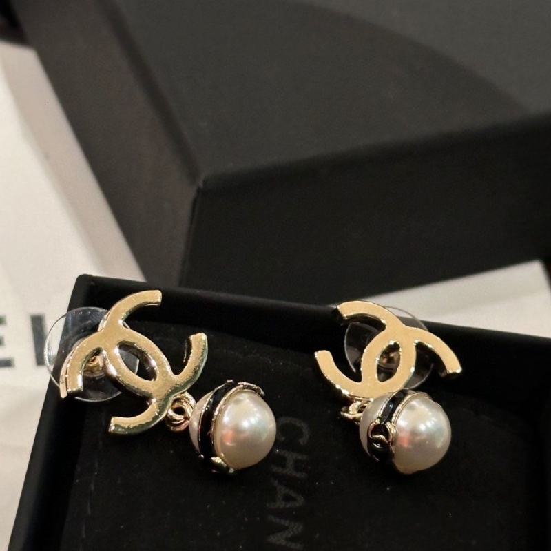 Ch*el earrings